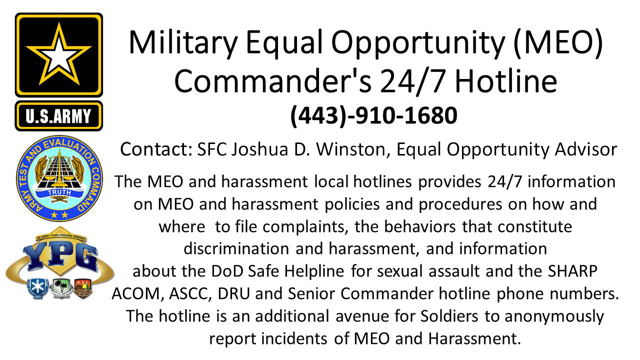 Military EO Hotline